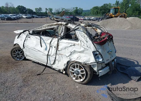 2012 Fiat 500C Pop from USA, damaged, VIN 3C3CFFDR6CT127872